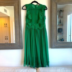 Ted Baker Lace Midi Dress - Size 2 (US 6)